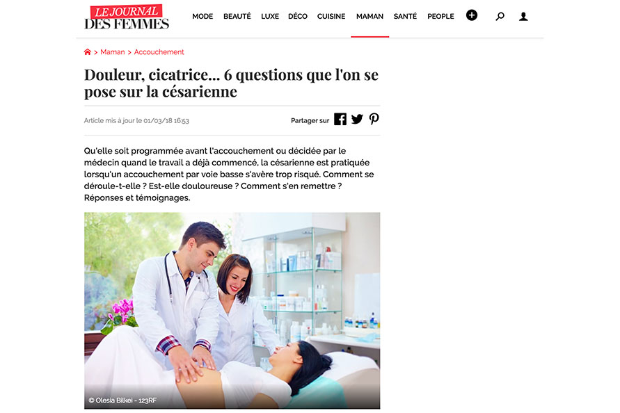 Douleur, cicatrice... 6 questions que l'on se pose sur la césarienne