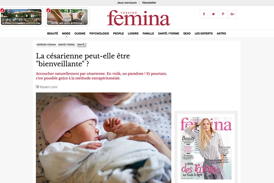 La césarienne peut-elle être "bienveillante" ?